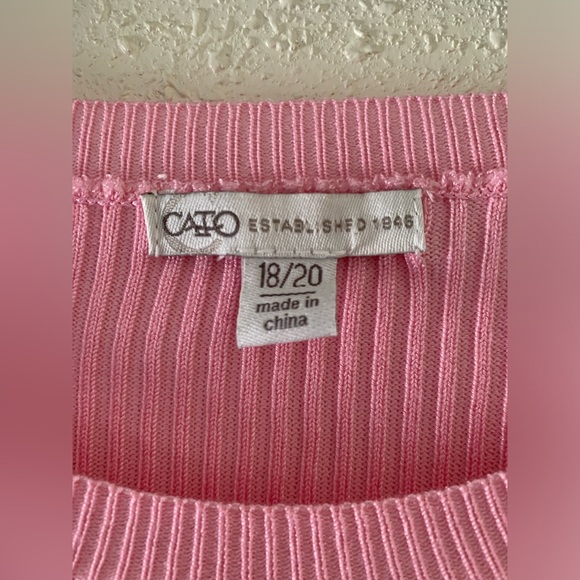 Pink CATO Sweater with Pearl details - Picture 4 of 5